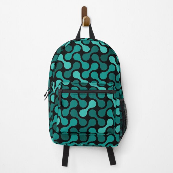 Item preview, Dumbbells & Chains Geometric Pattern – Teal designed and sold by RoguePatterns.