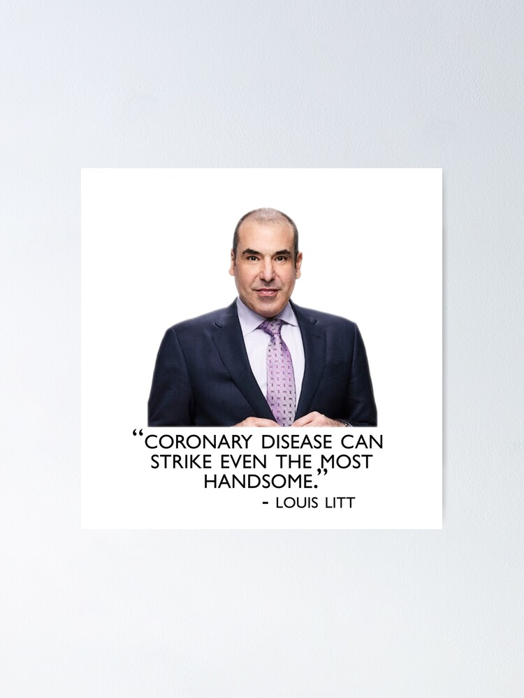 Suits Louis Litt 'You're the man' Merch Poster for Sale by