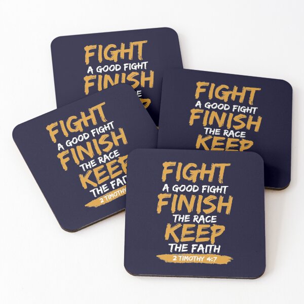Item preview, Fight a good fight, finish the race, keep the faith designed and sold by wazoosi.