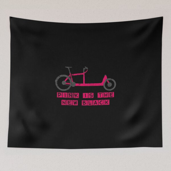 Item preview, Black is the new pink. Pink cargo bike designed and sold by the-nic-001.
