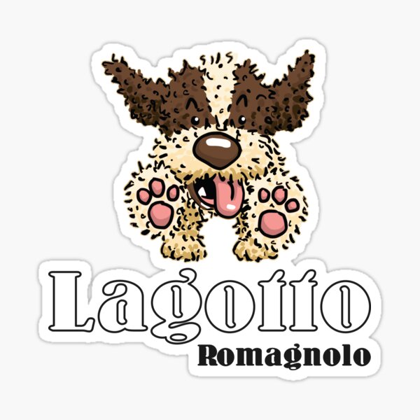 jumping Lagotto Romagnolo Sticker