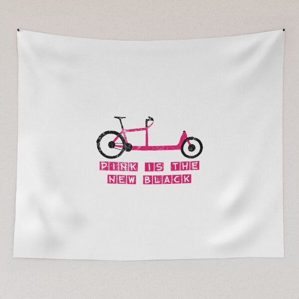 Item preview, Pink cargo bike designed and sold by the-nic-001.