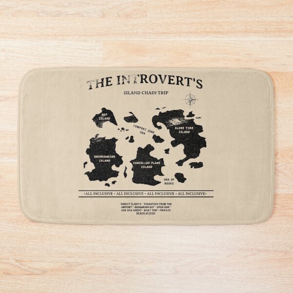 Item preview, Introvert Islands Comfort Zone Daydreaming Nap Alone Time  designed and sold by FP-POD.