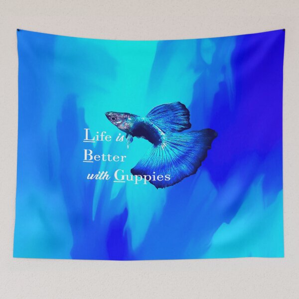 Item preview, Blue Guppy Facemask designed and sold by GFishy.