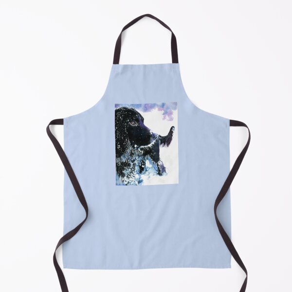 Item preview, "Hugo in the Snow", Spaniel, Working Spaniel, Cocker Spaniel, Working cocker, Snow, Winter, Winter Scene designed and sold by IslesArt.