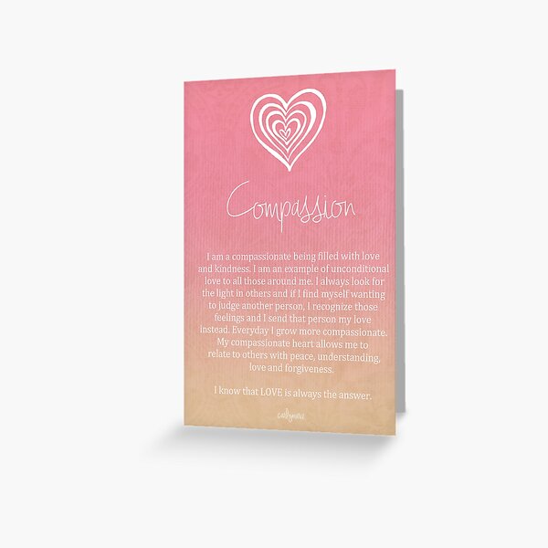 Item preview, Affirmation - Compassion designed and sold by CarlyMarie.