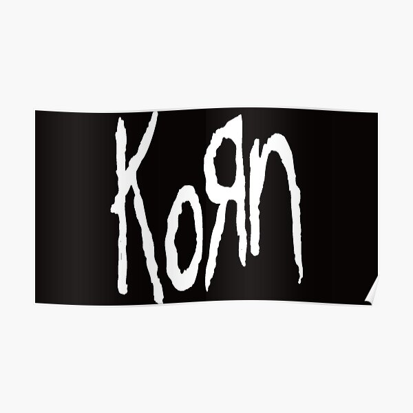 Korn Posters Redbubble - korn logo roblox