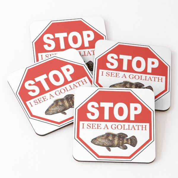 Item preview, Stop I See a Goliath Grouper in the Florida Keys designed and sold by KeysTreasures.