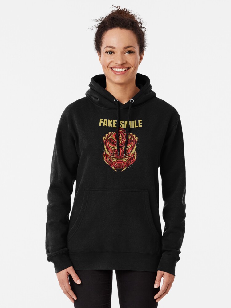 Fake smile Pullover Hoodie