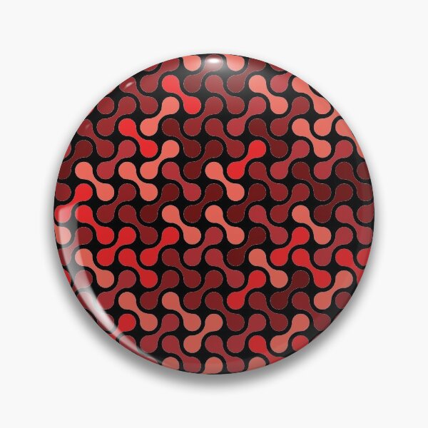 Item preview, Dumbbells & Chains Geometric Pattern – Red designed and sold by RoguePatterns.