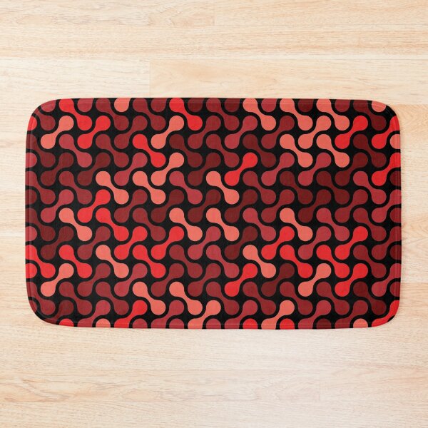 Item preview, Dumbbells & Chains Geometric Pattern – Red designed and sold by RoguePatterns.