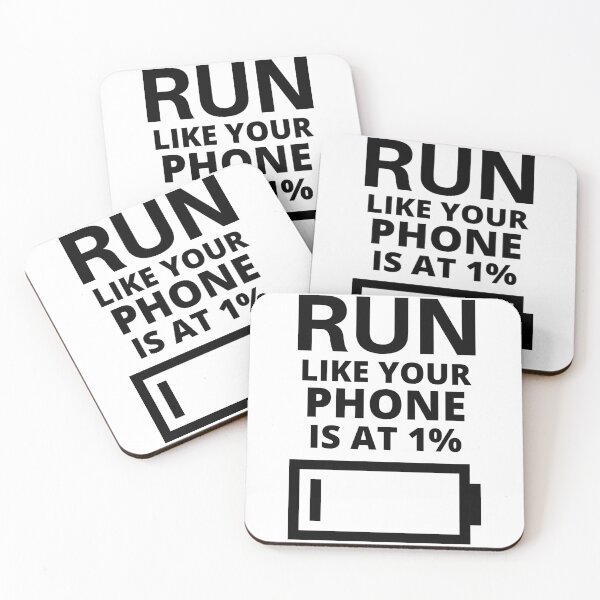 Item preview, Run like your Phone is at 1 % designed and sold by RIVEofficial.