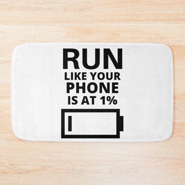 Item preview, Run like your Phone is at 1 % designed and sold by RIVEofficial.