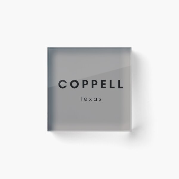 Item preview, Coppell Texas Black Minimal designed and sold by Shujii.