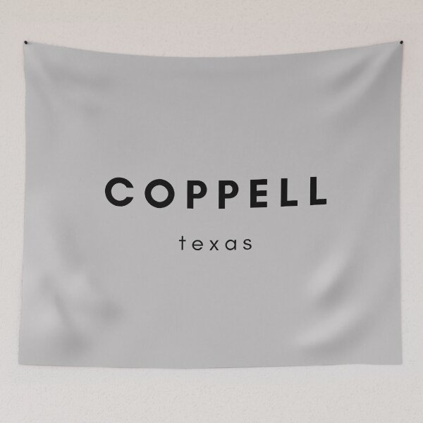 Item preview, Coppell Texas Black Minimal designed and sold by Shujii.