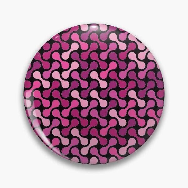Item preview, Dumbbells & Chains Geometric Pattern – Fuchsia designed and sold by RoguePatterns.