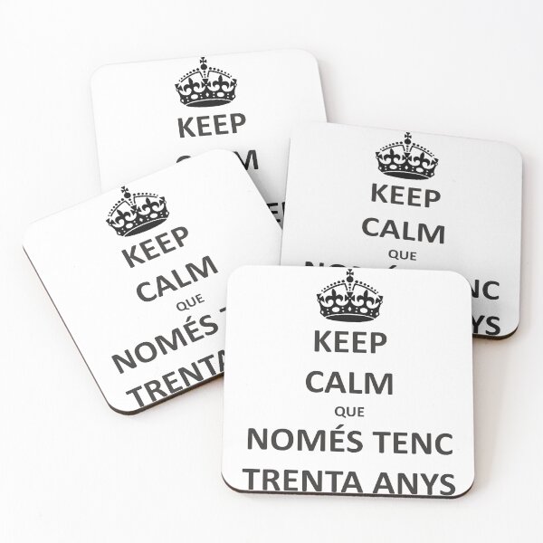 Item preview, Keep calm that only tenc trenta anys designed and sold by 3coma14.