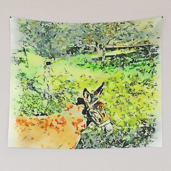 Item preview, Donkey in the olive grove designed and sold by Giuseppe Cocco.