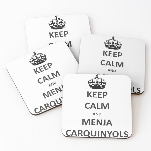 Item preview, Keep calm and menja carquinyols designed and sold by 3coma14.