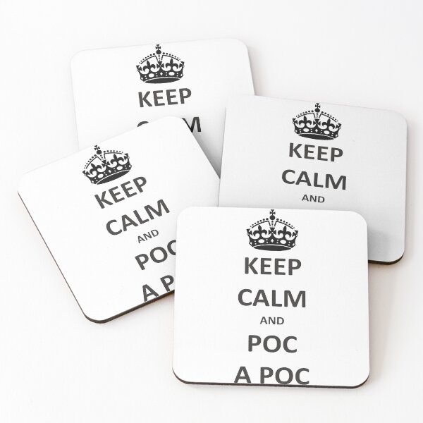 Item preview, Keep calm and poc a poc designed and sold by 3coma14.