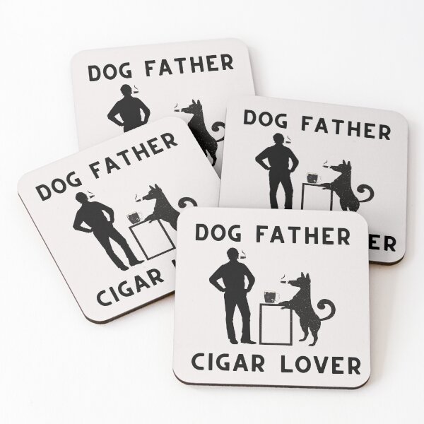 Item preview, Dog Father, Cigar Lover designed and sold by Millenial Designs.