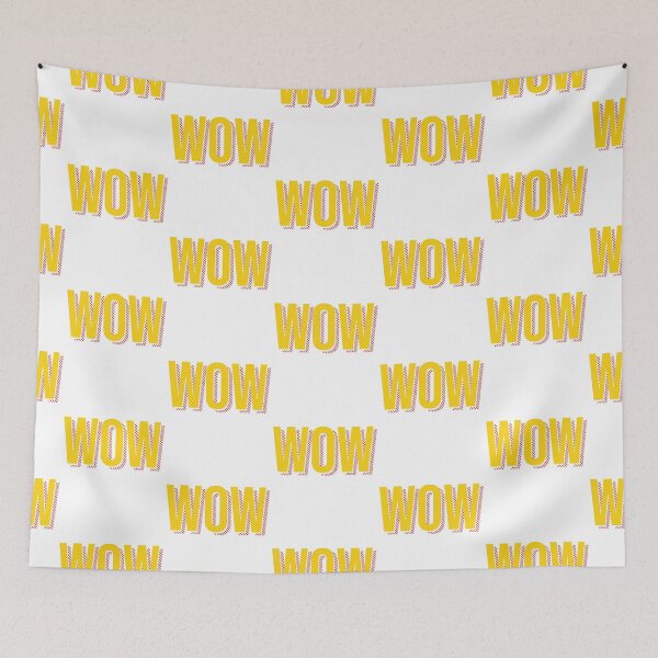Item preview, WOW designed and sold by TopBaseline.