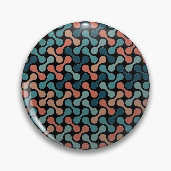 Item preview, Dumbbells & Chains Geometric Pattern – Retro 70s designed and sold by RoguePatterns.