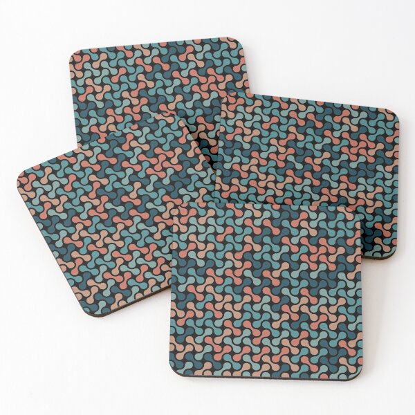Item preview, Dumbbells & Chains Geometric Pattern – Retro 70s designed and sold by RoguePatterns.