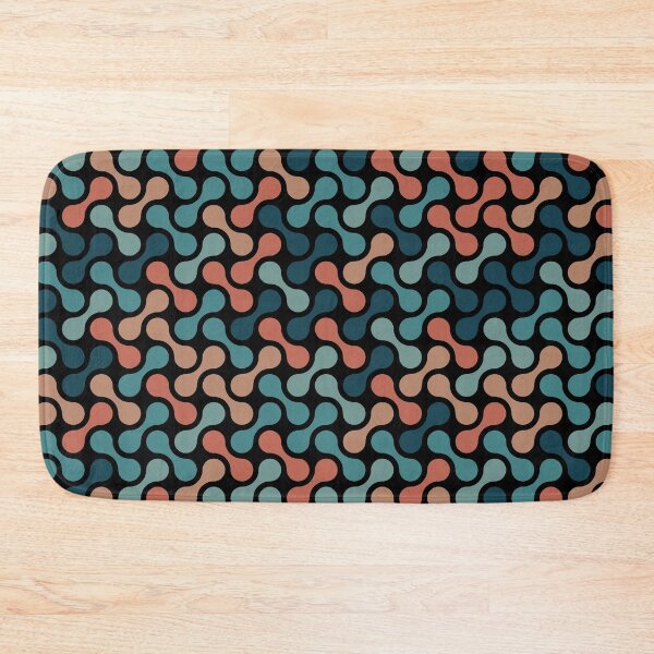 Item preview, Dumbbells & Chains Geometric Pattern – Retro 70s designed and sold by RoguePatterns.