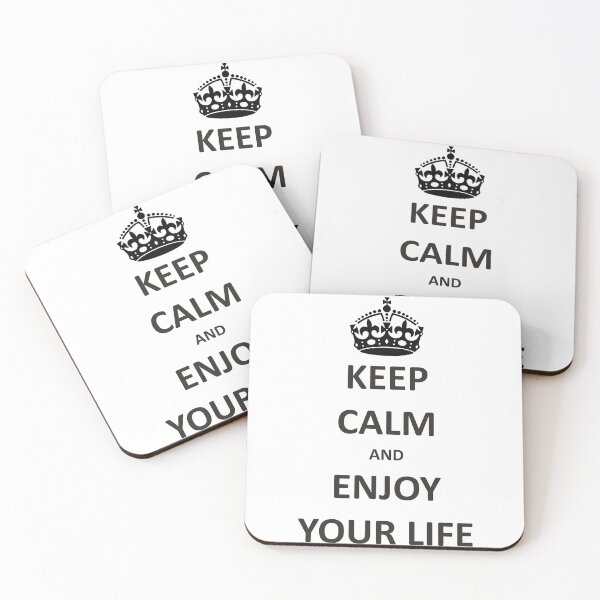 Item preview, Keep calm and enjoy your life designed and sold by 3coma14.