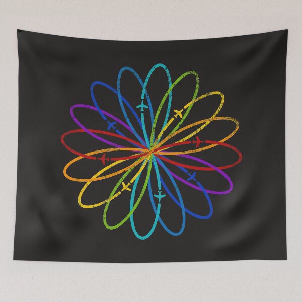 Item preview, Infinite Rainbow Flower Flight designed and sold by 38Sunsets.