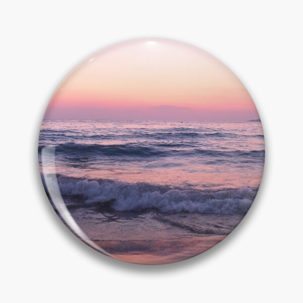 Item preview, Pink & Purple Aesthetic Miami With Blue Waves designed and sold by StheticStop.