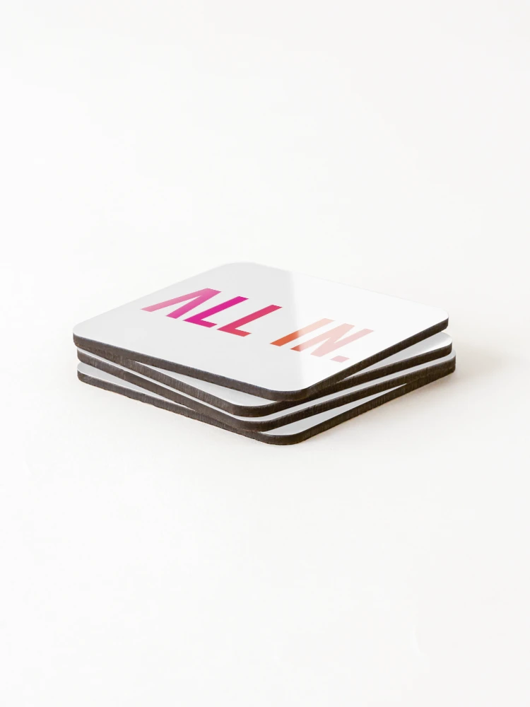 Thumbnail 4 of 5, Coasters (Set of 4), All In. (Reds) designed and sold by Seobox.