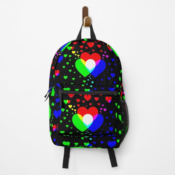 Item preview, Field of hearts pride pattern in blck designed and sold by Mosef -e.