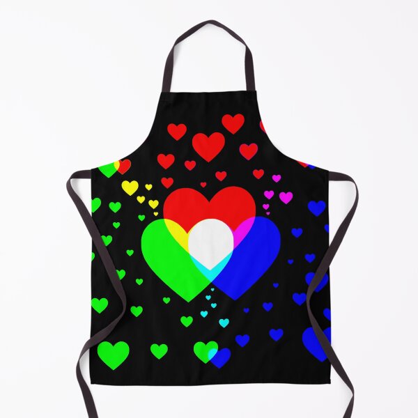 Item preview, Field of hearts pride pattern in blck designed and sold by Mosef -e.