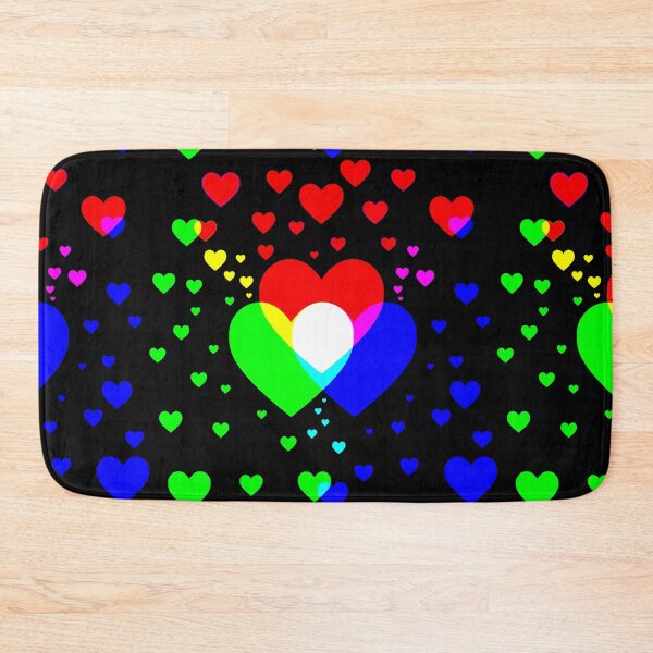 Item preview, Field of hearts pride pattern in blck designed and sold by Mosef -e.