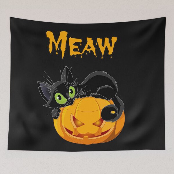 Item preview, Meaw (feline spooky) designed and sold by Nesro34.