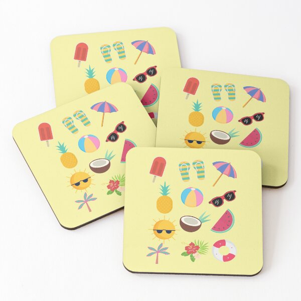Item preview, Summer vibes pattern featuring all your summer favourites! designed and sold by VioletStudio.