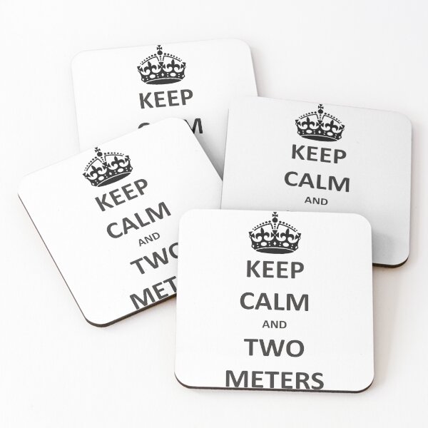 Item preview, Keep calm and two meters designed and sold by 3coma14.