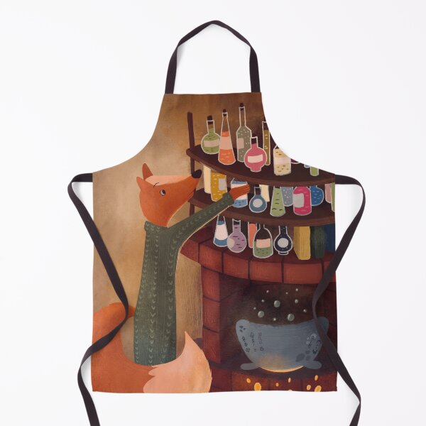 Item preview, Fox potion maker in a sweater designed and sold by KrollQueen.
