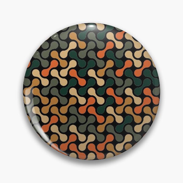 Item preview, Dumbbells & Chains Geometric Pattern – Vintage Vibes designed and sold by RoguePatterns.