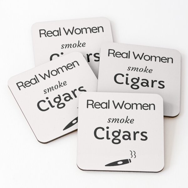Item preview, Real Women smoke Cigars designed and sold by Millenial Designs.