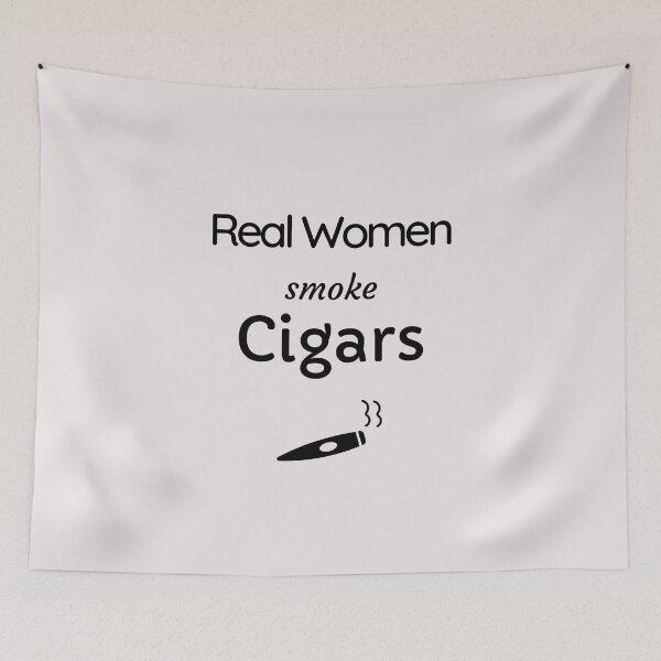 Item preview, Real Women smoke Cigars designed and sold by Millenial Designs.