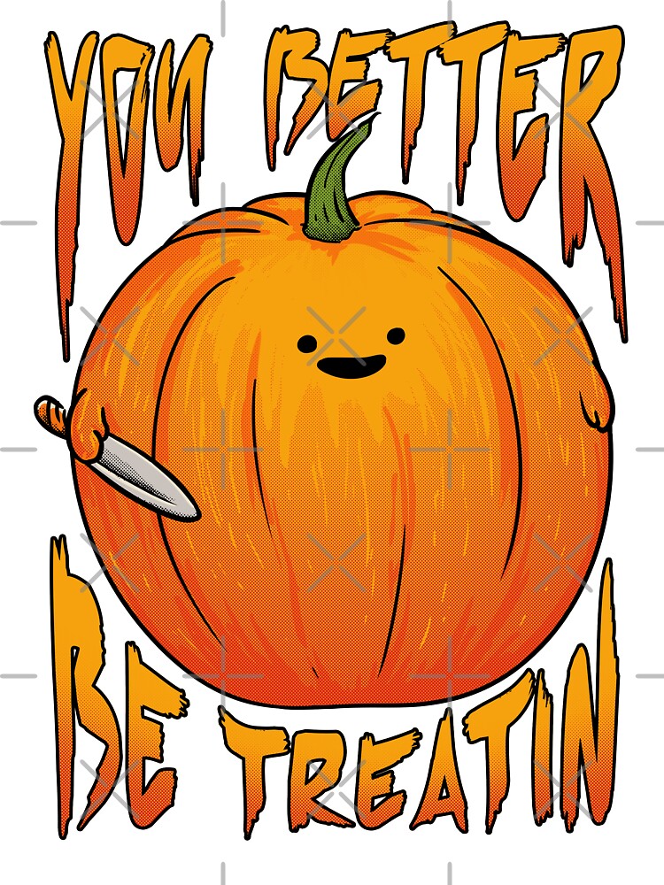Camiseta para niños «Será mejor que te trates - Calabaza de Halloween -  Pato con cuchillo KIrby MEME Parodia» de schwartzog | Redbubble