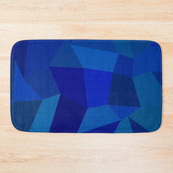 Item preview, Mosaic, blue triangles  geometric pattern  designed and sold by MariaMarinova.