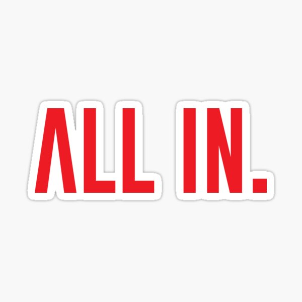 Item preview, All In. (Red) designed and sold by seobox.