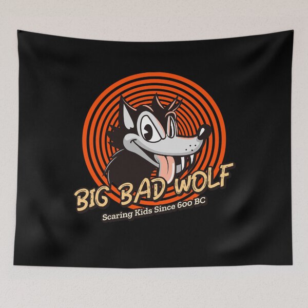 Item preview, Big Bad Wolf Funny Halloween Design Dark Version designed and sold by up4tee.