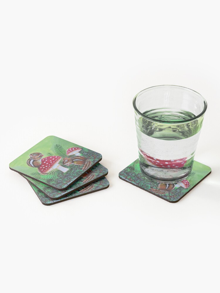 Alternate view of Chipmunks Coasters (Set of 4)