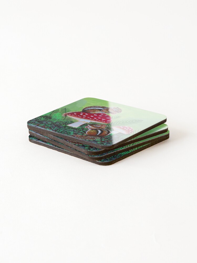 Alternate view of Chipmunks Coasters (Set of 4)