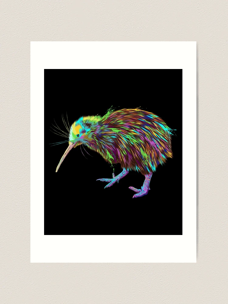 Kiwi Birds in Love - cute kiwi design - light colors - Kiwi Bird - Posters  and Art Prints